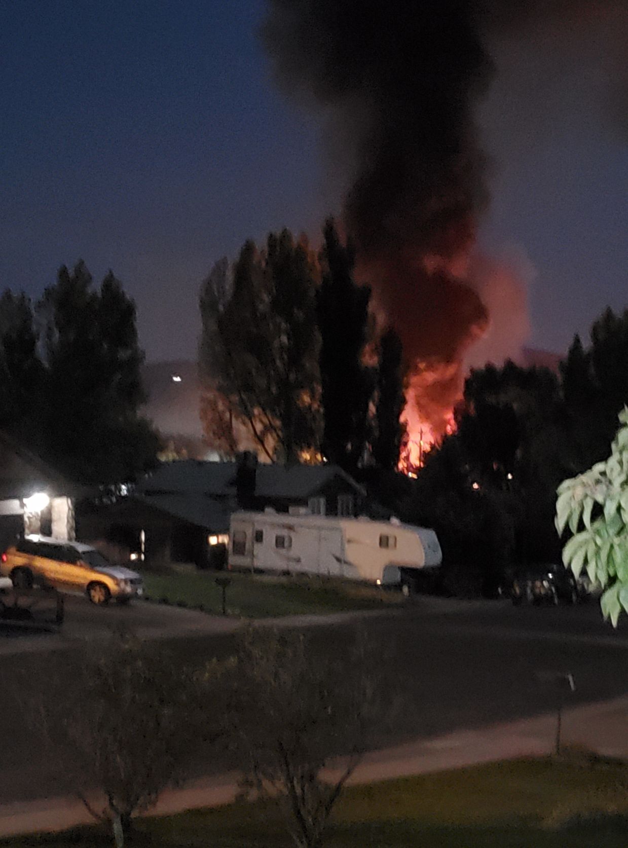 Fiery pileup on Interstate 80